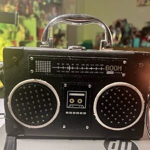 The most eclectic Boombox purse